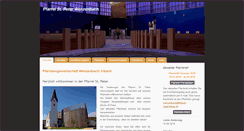 Desktop Screenshot of pfarrei-wenzenbach.de