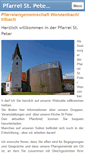Mobile Screenshot of pfarrei-wenzenbach.de